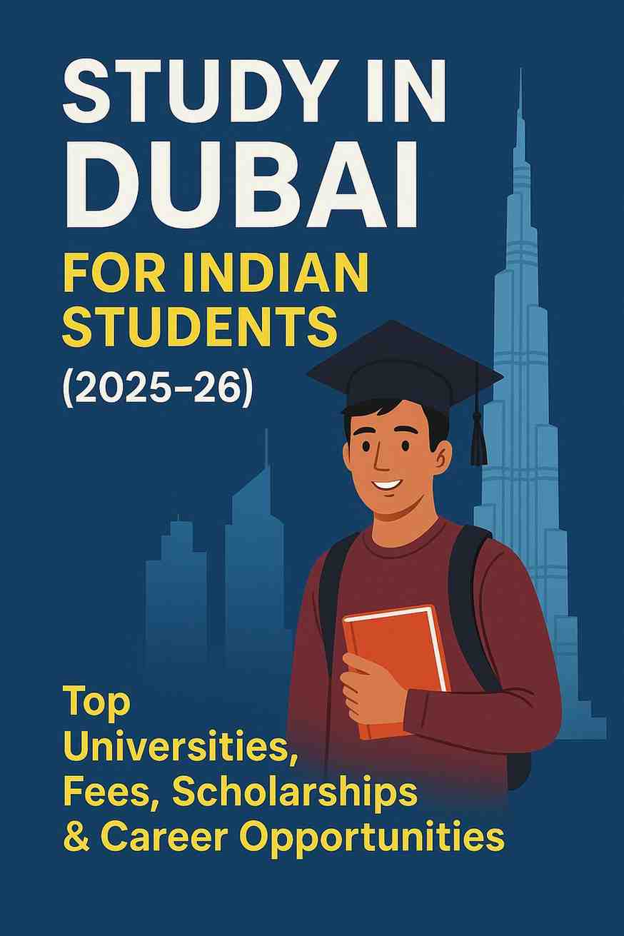 Study in Dubai for Indian students 2025–26 – Top universities, fees, scholarships and career opportunities